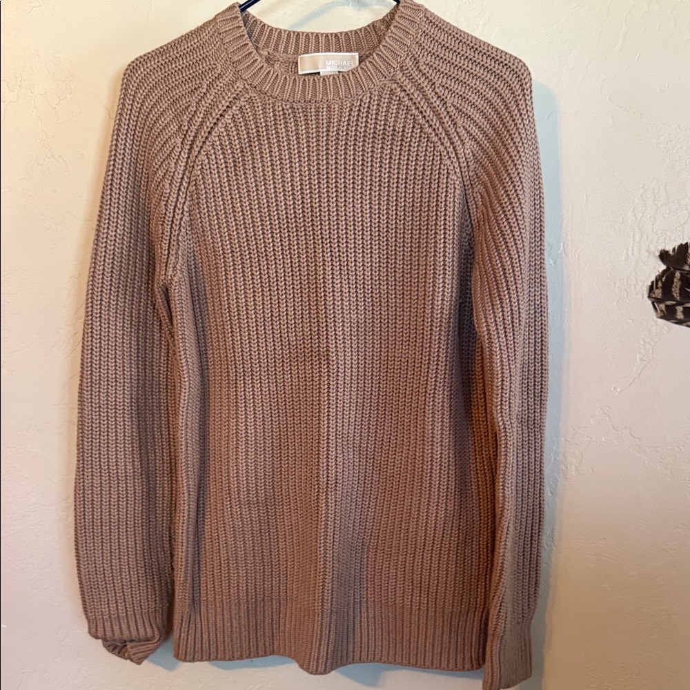 Michael Kors Brown Knit Sweater in excellent condition!!